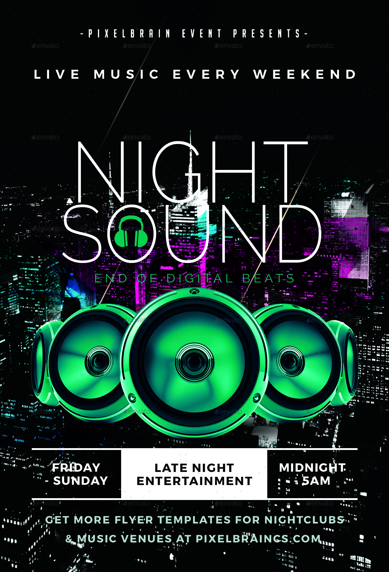 club party flyer templates