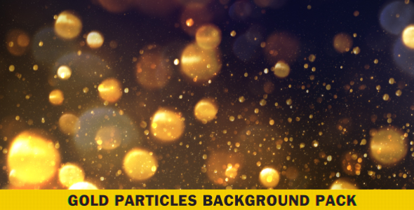 Gold Particles Background Pack