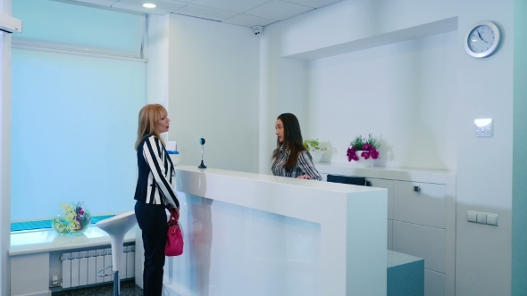 Reception of the Cosmetology Clinic alt