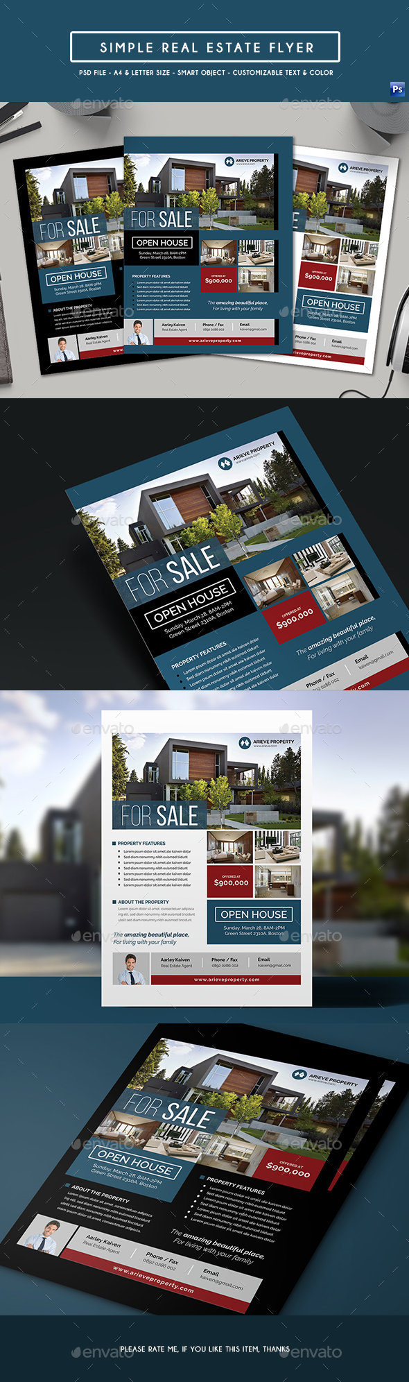 Simple Real Estate Flyer - Corporate Flyers