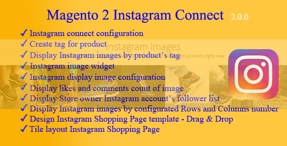 Magento 2 Instagram Connect - CodeCanyon Item for Sale