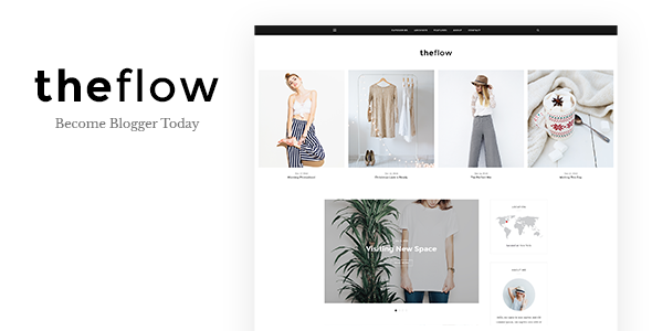 TheFlow - Blog PSD Template - Personal PSD Templates