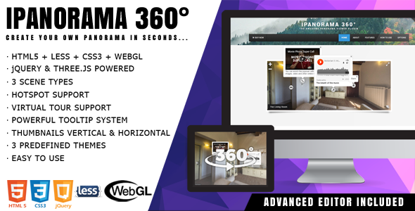 Download iPanorama 360° - jQuery Virtual Tour with Builder nulled version