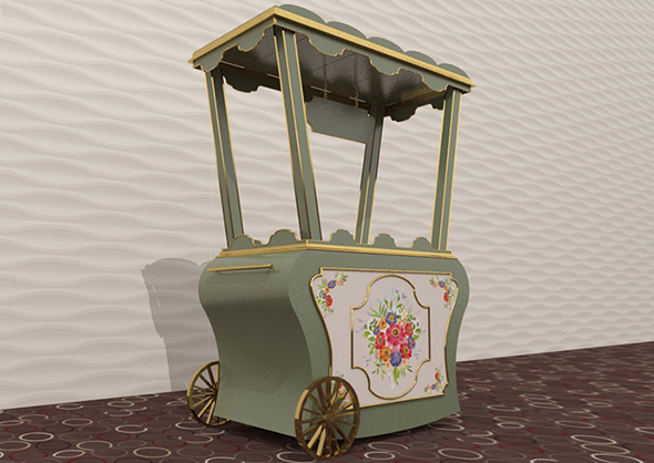 trolley 3d model - 3Docean 19087466