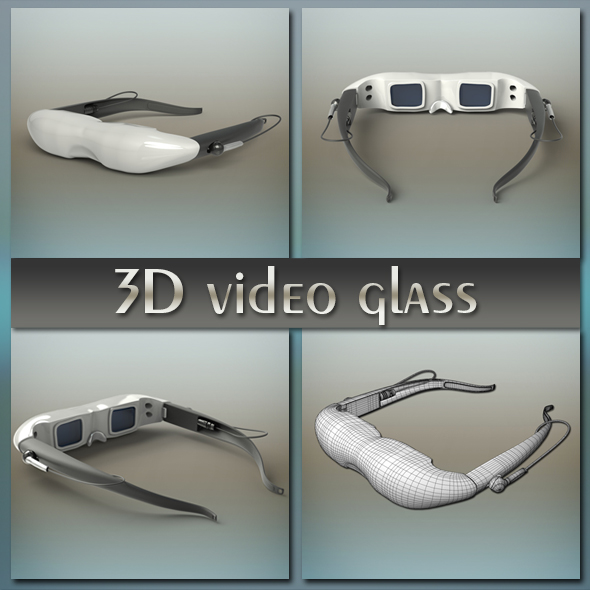 3D video glass - 3Docean 19087719