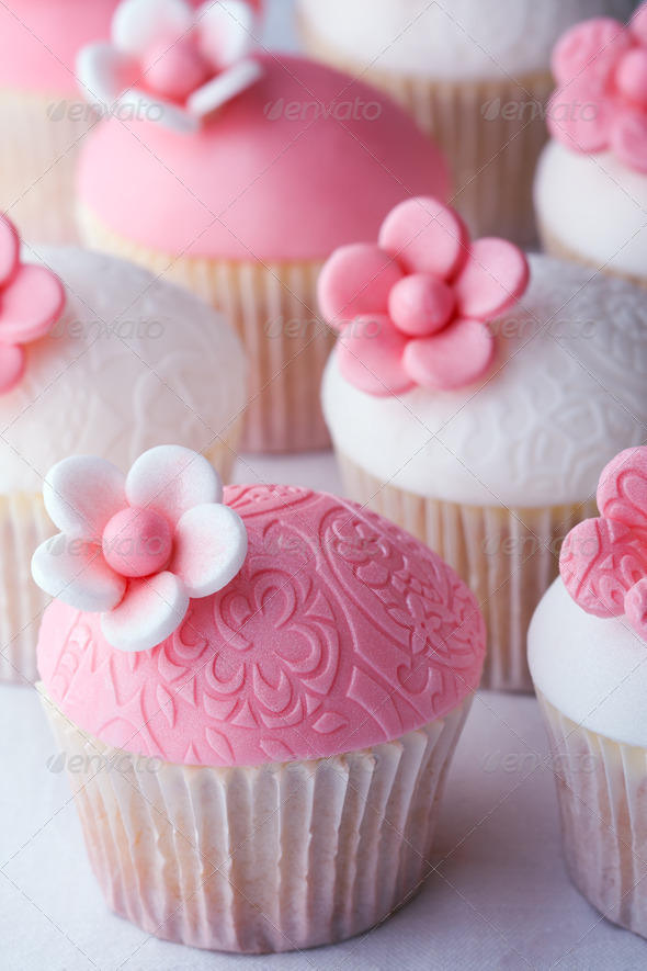 Wedding cupcakes - Stock Photo - Images