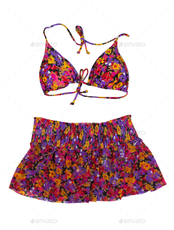 Swimwear, bra and skirt. - Stock Photo - Images
