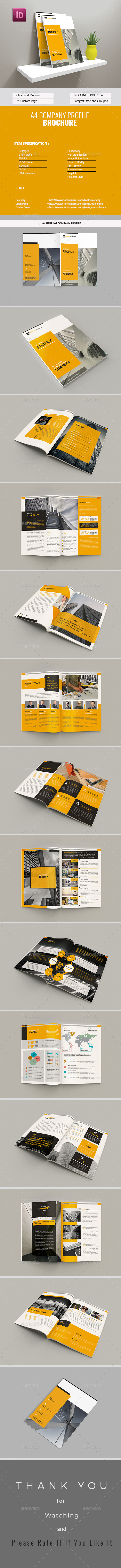 A4 Company Profile - Corporate Brochures