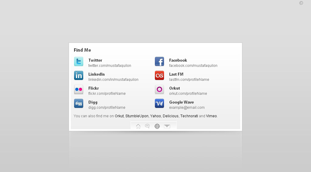 the virtual business card vcard by pearlstudios themeforest