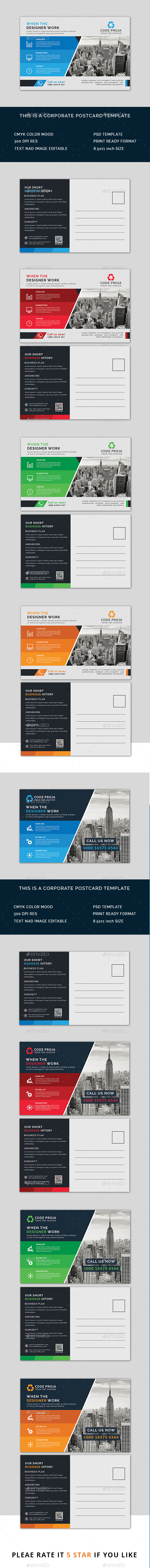 Postcard Bundle - Cards & Invites Print Templates