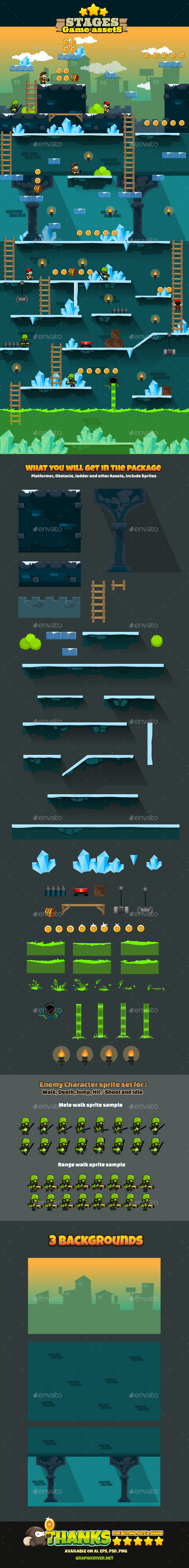 Game Stage 03 - Tilesets Game Assets