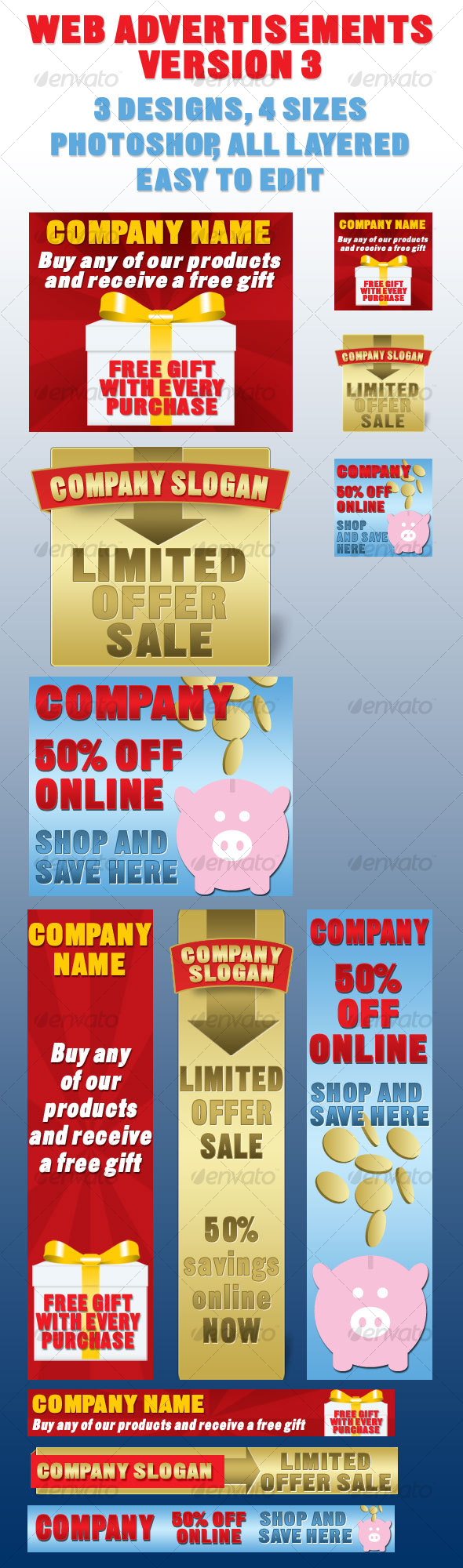 Web Ads/Banners - Miscellaneous Web Elements