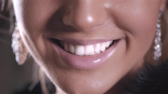 Sensual Fashion  Portrait of Beautiful Woman. Model with Bright Make Up and Nude Glossy Lips and alt