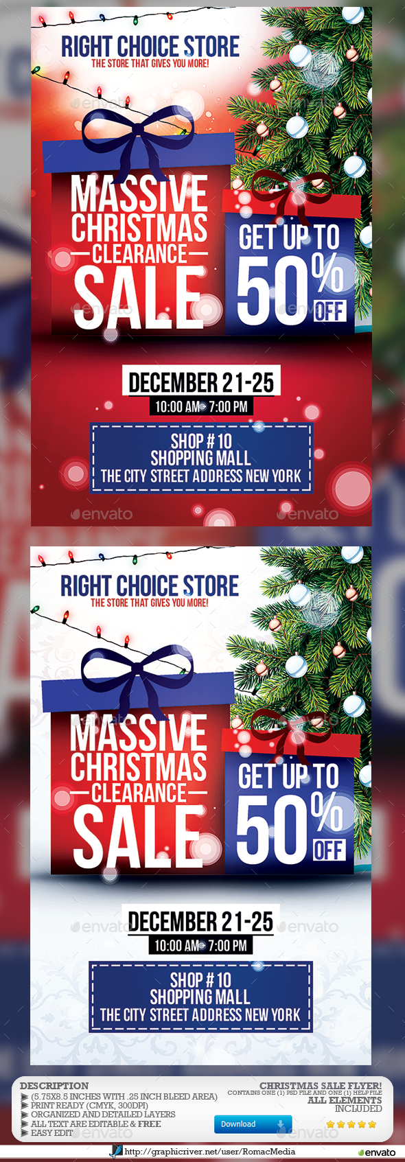 Christmas Sale Flyer - Events Flyers
