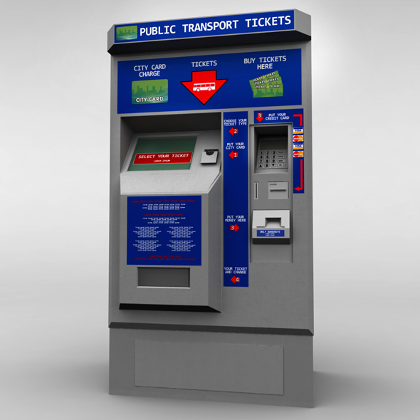 Bus Ticket Machine - 3Docean 19116869