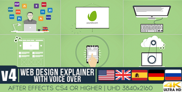 Web Design Explainer With Voice Over