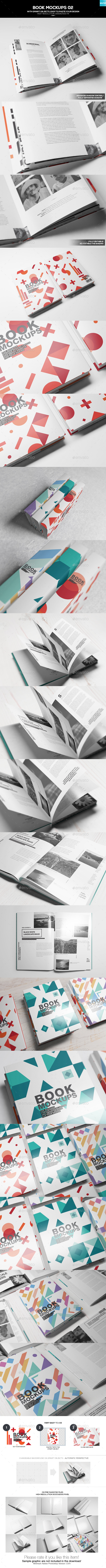 Book Mockups 02 - Books Print