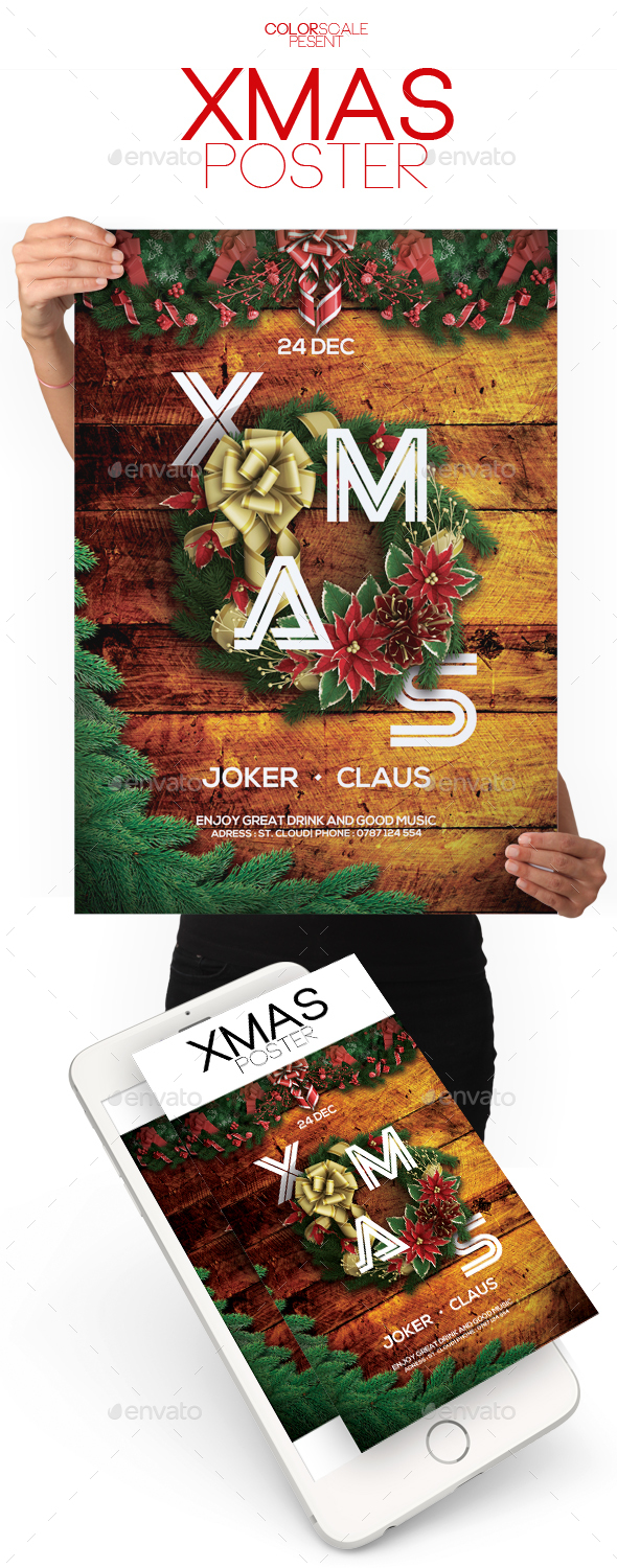 Xmas Poster - Flyers Print Templates