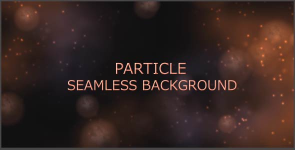 Orange Particle Background