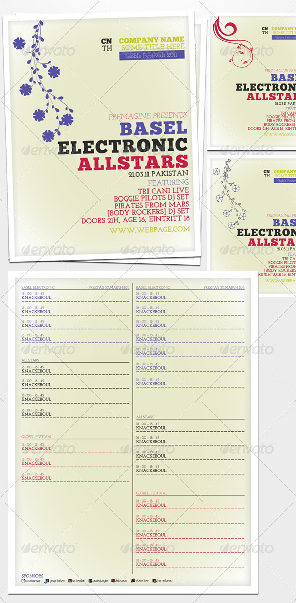 Minimalist Flyer - Clubs & Parties Events
