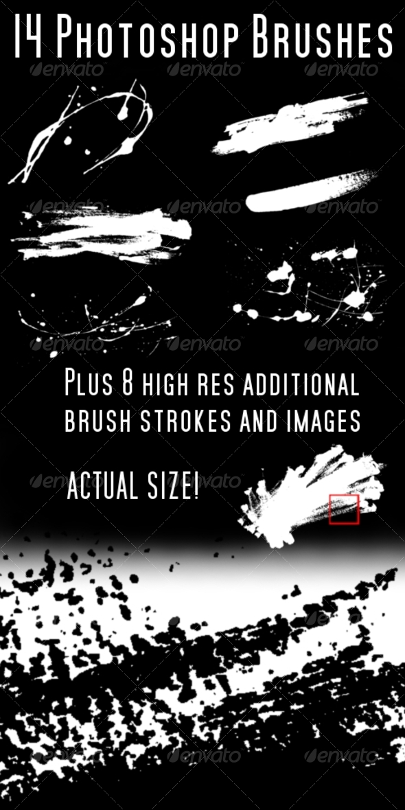 Photoshop Brush and Splats Brush Pack - Miscellaneous Brushes