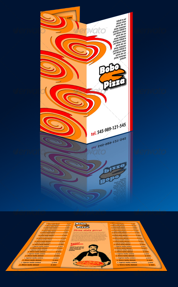 Simple A4 leaflet design - Restaurant Flyers