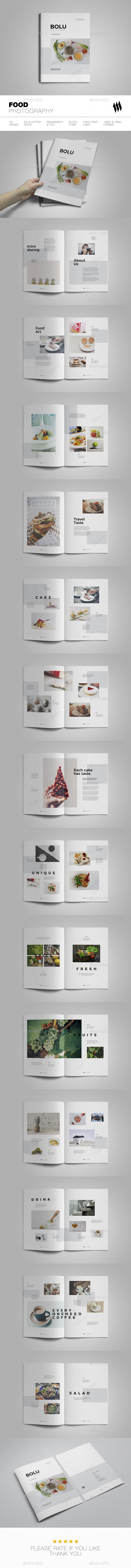 Food Photography - Brochures Print Templates