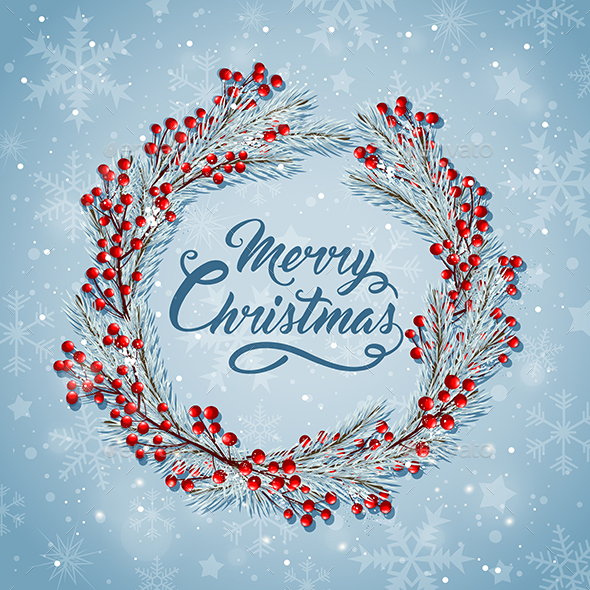 Decorative Christmas Wreath - Christmas Seasons/Holidays
