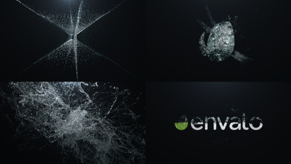 Water Blast Logo - VideoHive 19142769