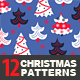 12 Christmas Seamless Patterns