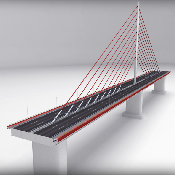 Suspended Bridge single - 3DOcean Item for Sale