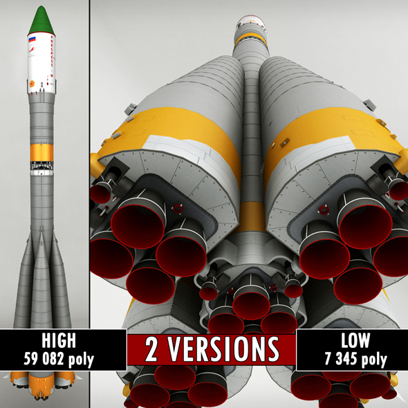 Space Launcher Progress - 3Docean 19146006