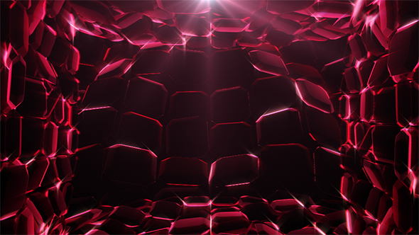 Ruby Waves Background