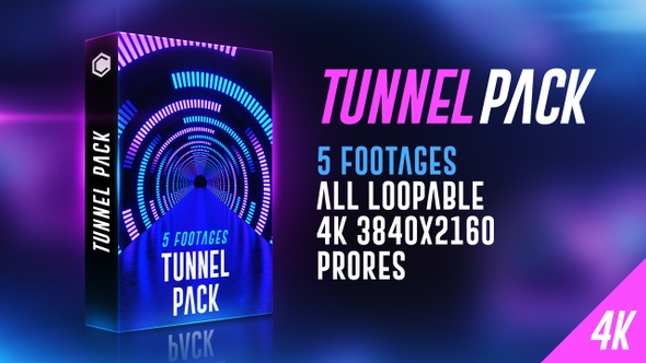 Circle Tunnel Pack 4k