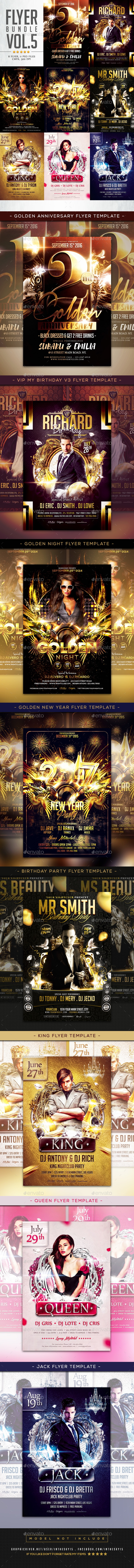 Flyer Bundle Vol.5 - Flyers Print Templates