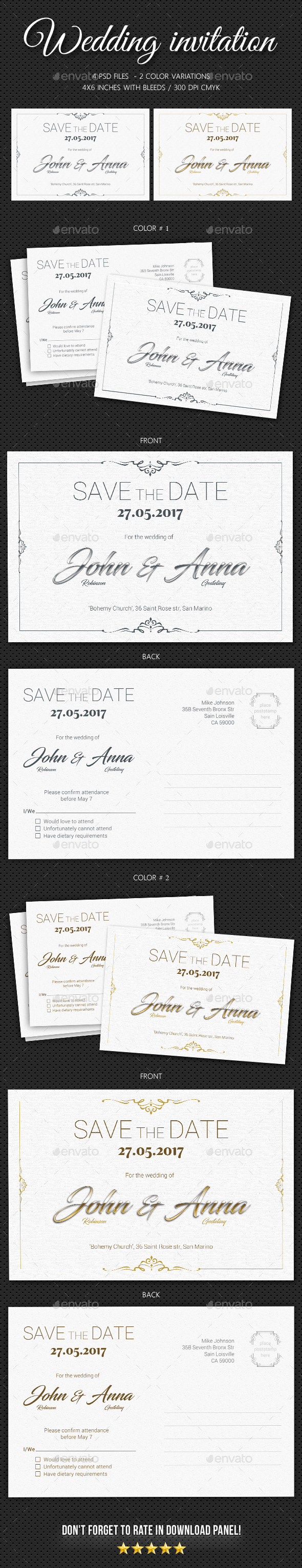 Wedding Invitation V8