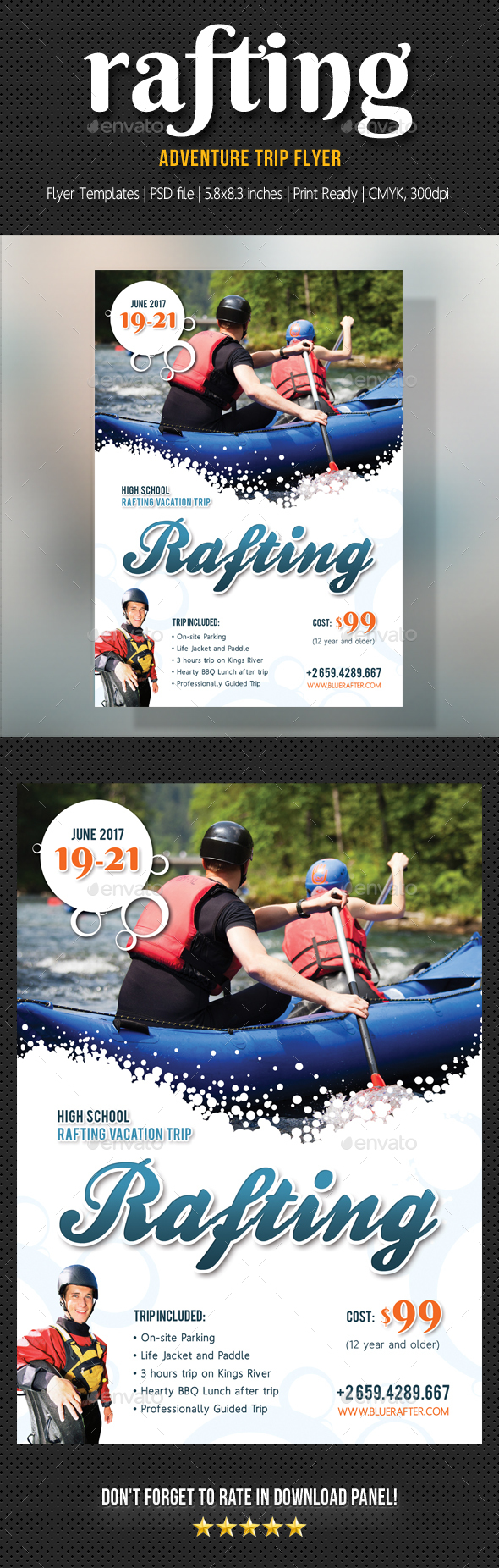 Rafting Flyer V2 - Sports Events