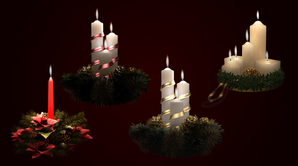 Christmas Candles alt