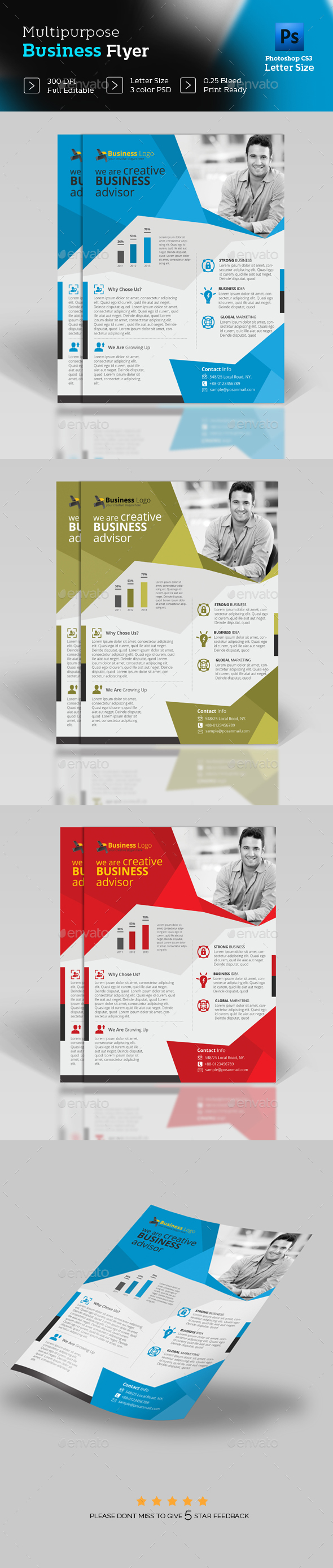 Flyer Design Template - Flyers Print Templates
