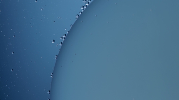 Oil Babbles on Water, Abstraction Video.