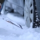 of Woman Shoveling Snow From Car - VideoHive Item for Sale