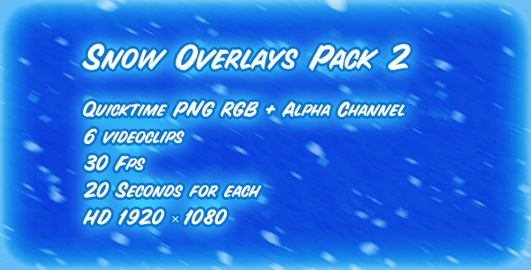 Snow Overlays Pack 2