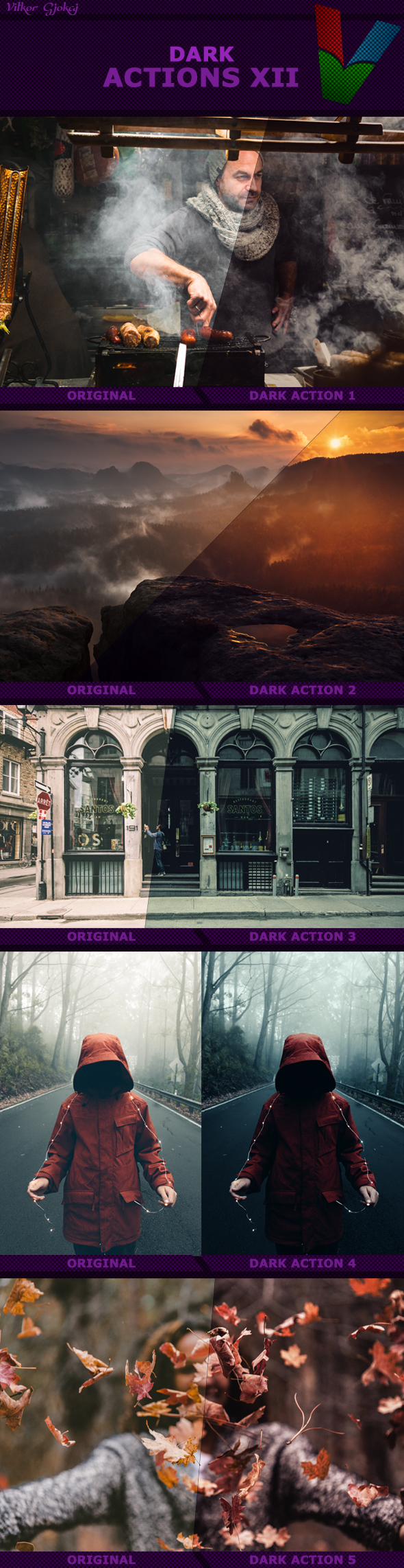 Dark Actions XII - Photo Effects Actions
