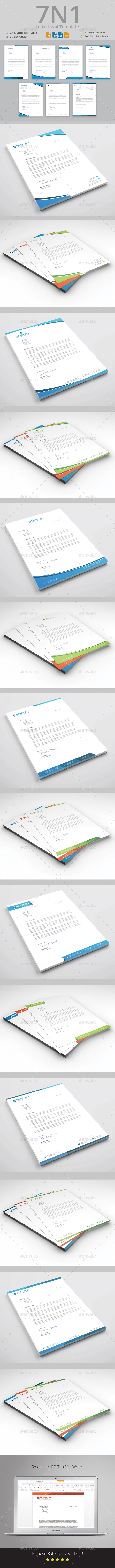 Letterhead - Stationery Print Templates