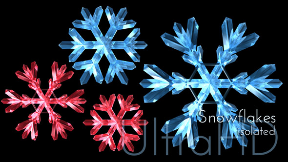 Motion Snowflakes Crystals