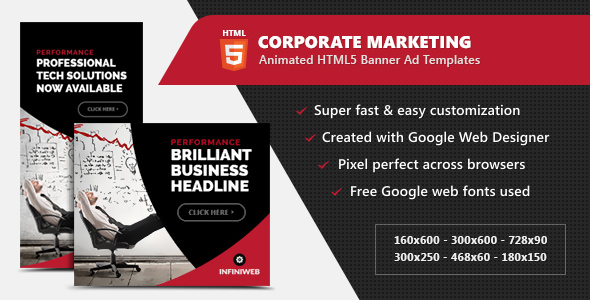 Corporate Marketing Banners - CodeCanyon 19167834