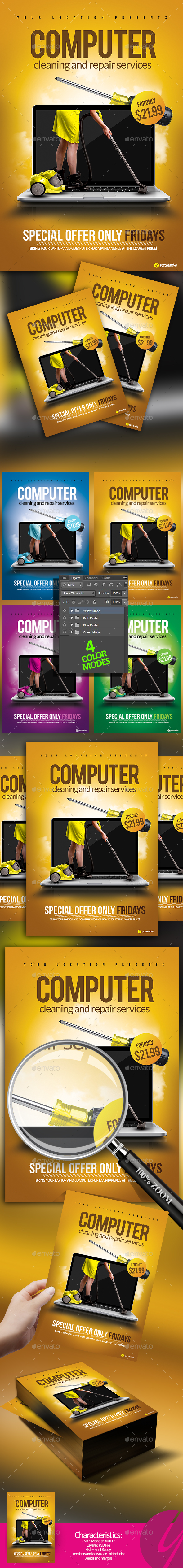 Computer Services Flyer - Miscellaneous Events