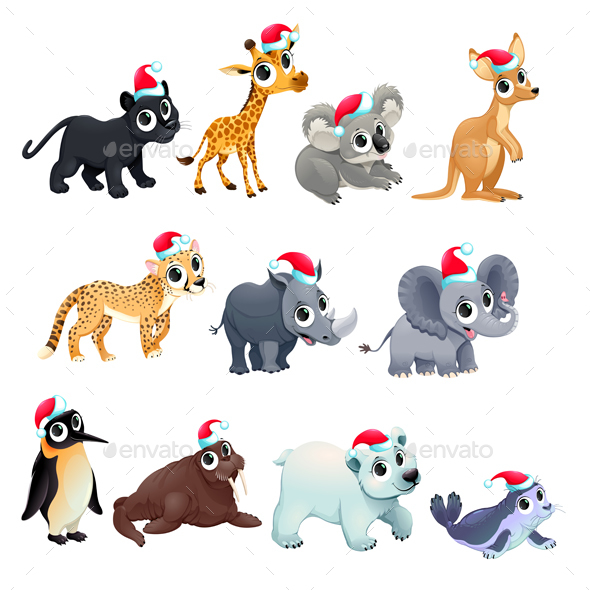 Christmas Animals - Christmas Seasons/Holidays