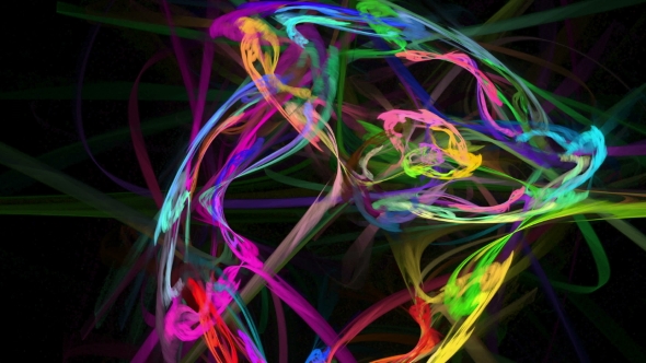 Colorful Watercolor Explosion Abstract Loop Motion Background