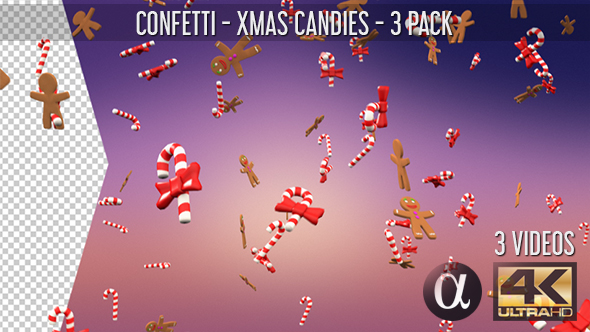 Confetti - Xmas Candies - 3 Pack